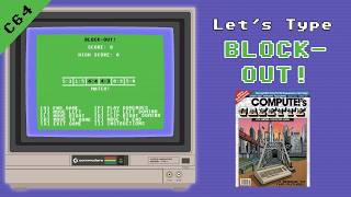 Let’s Type Block-Out! – Brand New C64 Dominoes Game from COMPUTE!’s Gazette