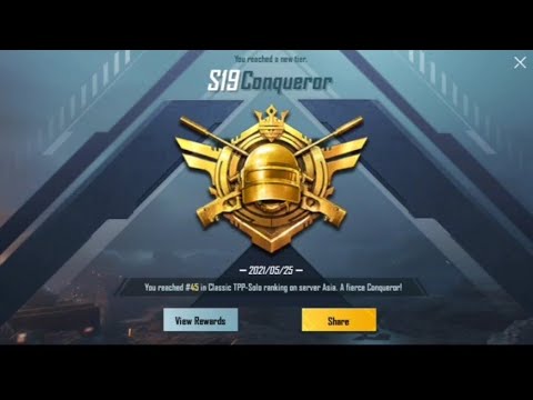 Bronze V to conqueror journey | season 19 conqueror in solo TPP Asia server🤩 | ft. Poco x3 pro