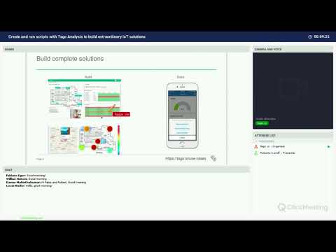 Create and run scripts with Tago Analysis to build extraordinary IoT solutions