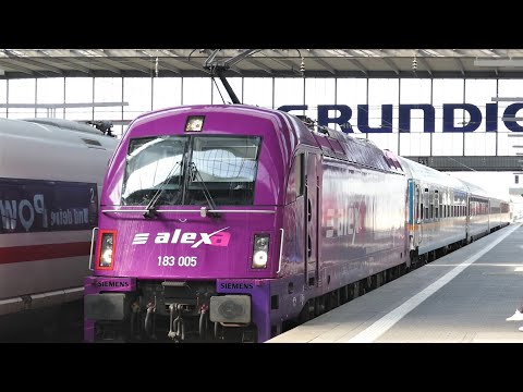 Der Münchner Hbf kurz vor der verhängten Ausgangsbeschränkung ....