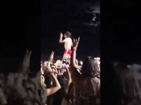 Thumbnail for Matt Shultz ~ Cage the elephant crowd surfing on the lawn 🐘🎸🎛️😹 by Daniel Tichenor