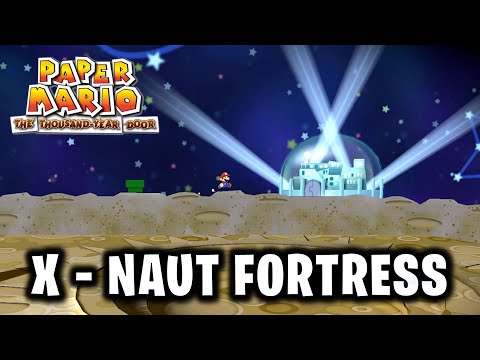 X-Naut Fortress Walkthrough | Get the Crystal Star in Moon | Paper Mario The Thousand-Year Door
