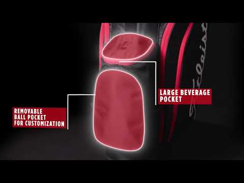 キャディバッグ カート14 CART14(10.0型/ブラック×ブラック×レッド