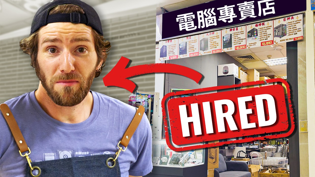 Working a Full Day in a Random Asian Tech Mall