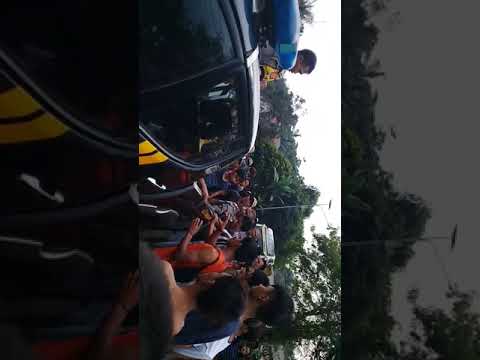 👣TERLINDAS MOBIL DAMRI MERENGGUT 2 KORBAN JIWA DI JL.RAYA LABUAN KM.COGREG #29.02.2020