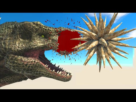 Who Can Pass the Spike Trap and Reach the Finish Line - Animal revolt Battle Simulator