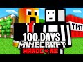 100 Days PRANK WAR Hardcore Minecraft