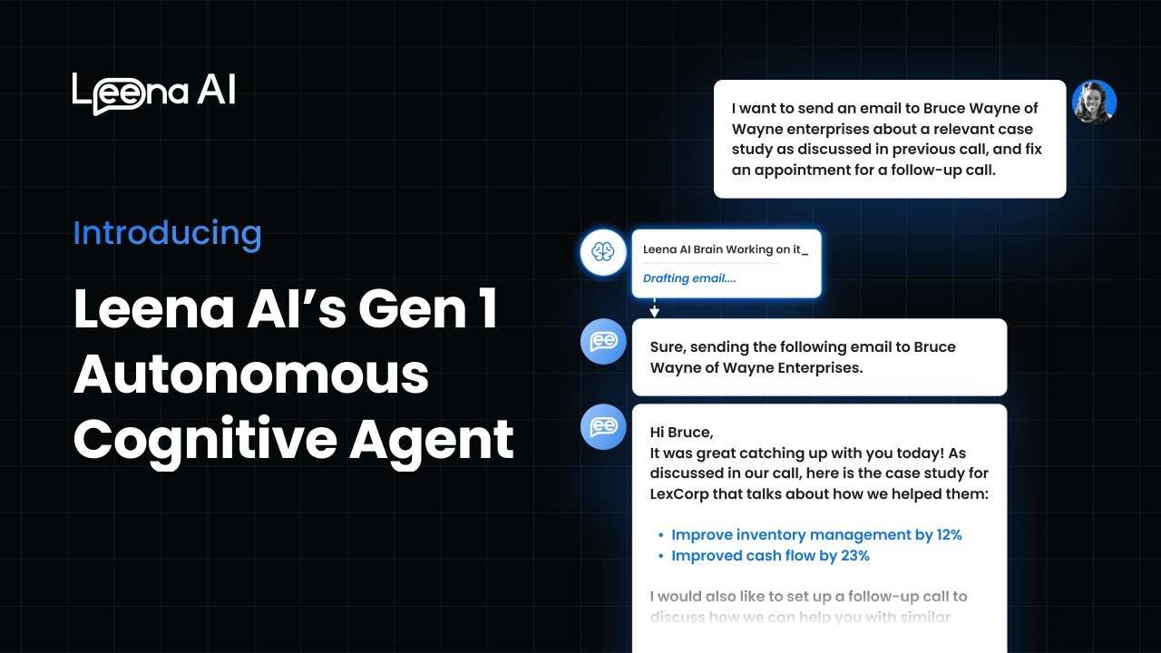 Introducing Leena AI’s Gen 1 Autonomous Cognitive Agent