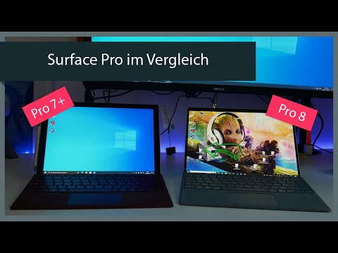 Vergleich Surface Pro 7+ vs Surface Pro 8