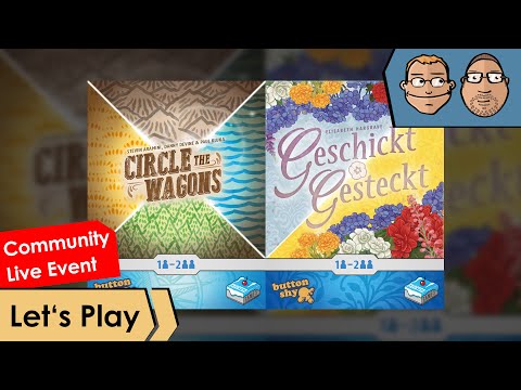 Circle the Wagons - Geschickt Gesteckt - Brettspiel - Let's Play
