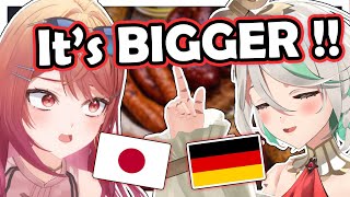 CC and Ririka Talk About German Sausages Size【Hololive】