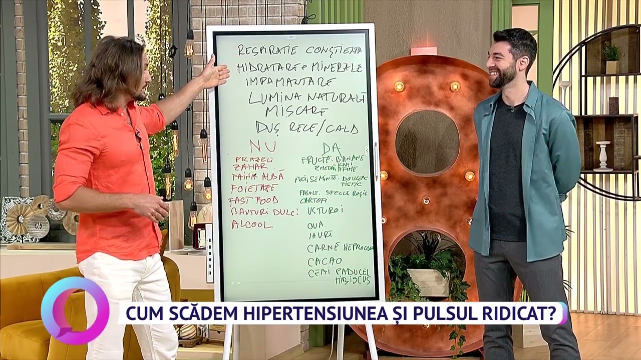 Cum scădem hipertensiunea și pulsul ridicat?