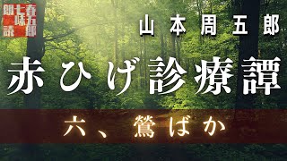 【朗読　赤ひげ診療譚】山本周五郎『六、鶯ばか』2023ver.　作業用BGM・睡眠導入などに　　ナレーター七味春五郎　発行元丸竹書房