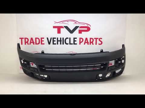 Fits VW Transporter T5.1 T6 2010-2015 Front Bumper Grey Textured No Pdc Or Washer Holes video