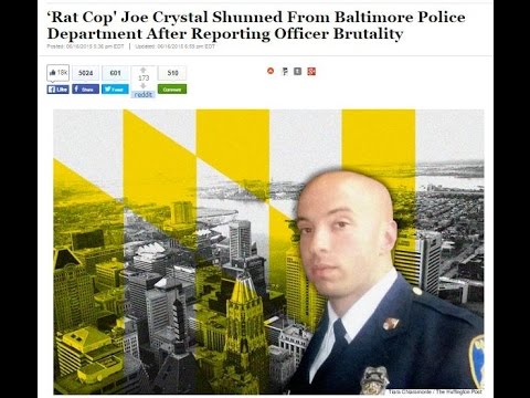 ‘Rat Cop' Joe Crystal Shunned From Baltimore Police Department After Reporting Officer Brutality