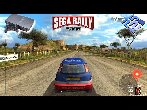 Sega Rally 2006| PCSX2 1.7.0 | 4K ( 8 X IR ) Draw distance & Widescreen Patched PS3 PC Emulation