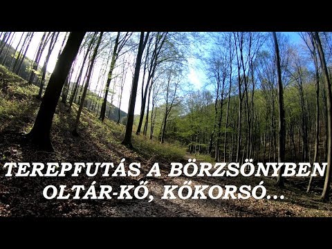 Terepfutás a Börzsönyben, Csóványosnál: Oltár-kő, Kőkorsó, jégkáros szakasz: GoPro