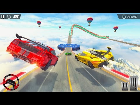 Crazy Racing Extreme Car Tracks 3D - Impossible Car Stunts - Gameplay Android Gameplay video