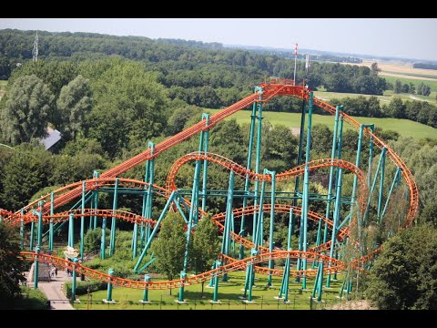 Walibi Holland - Condor First row No Hands POV