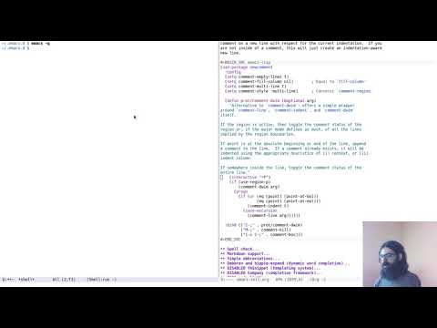 Emacs: comment functions and their behaviour