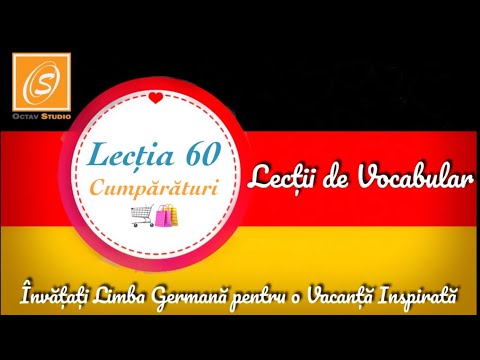 Lecția 60 - Cumpărături  - Lecții de Conversație și Vocabular în Limba Germană