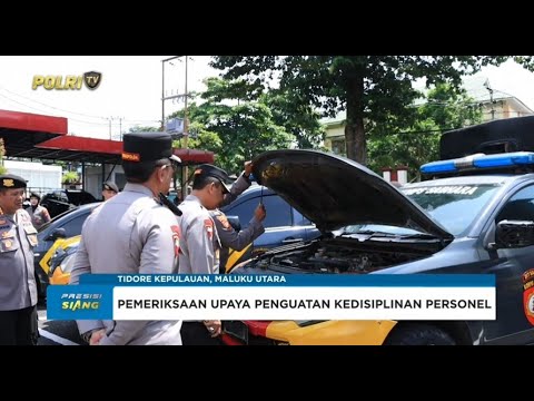 POLDA MALUKU UTARA GELAR PEMERIKSAAN KENDARAAN DINAS