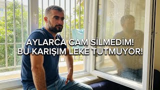 Camları Böyle Sildim, Aylarca Leke ve Parmak İzi Tutmadı! 😱 En Pratik Cam Silme 