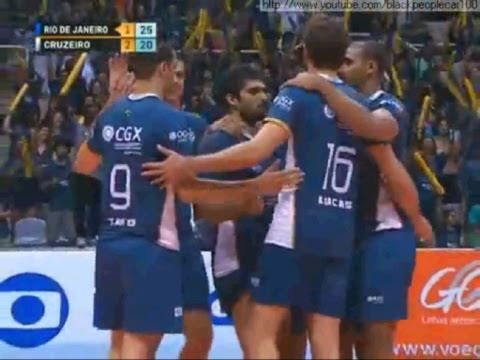 Superliga Masculina de Volei 2012/2013 - RJX Rio de Janeiro 3 x 2 Sada Cruzeiro