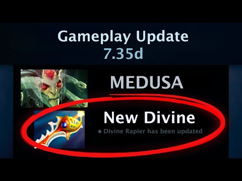 2000+ Last Hits Medusa with New Divine Rapier 7.35d 100% Broken🔥