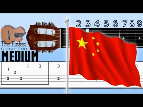 China - National Anthem Guitar Tab