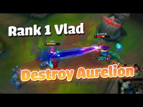 Rank 1 Vlad | Cant Play From Aurelion sol Master Elo