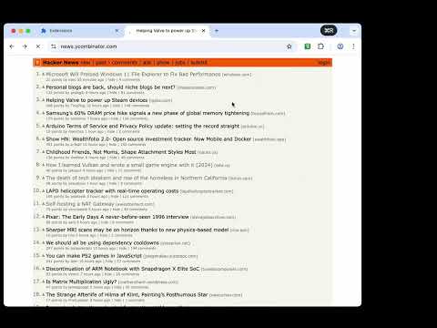 Item video thumbnail
