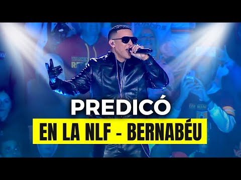 Daddy Yankee preached at the NFL - Bernabéu Stadium
