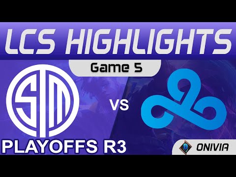 TSM vs C9 Highlights Game 5 Round3 LCS Summer Playoffs 2021 Team SoloMid vs Cloud9 by Onivia