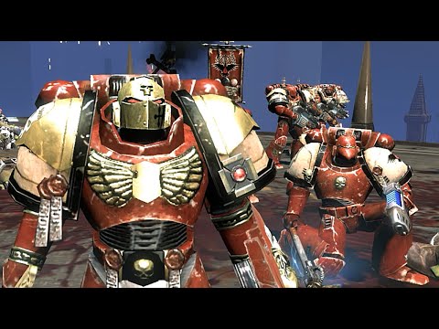 Imperial City Defense: Blood Ravens vs Orks! - Astartes Mod | WH40K: Dawn of War 2: Retribution