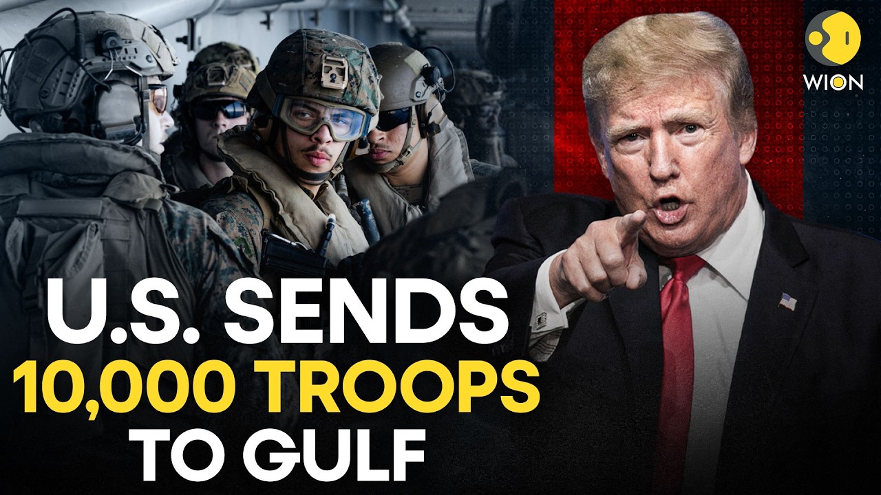 US War Machine Surges: 10,000 Troops Deployed as Iran Showdown Nears | WION Originals