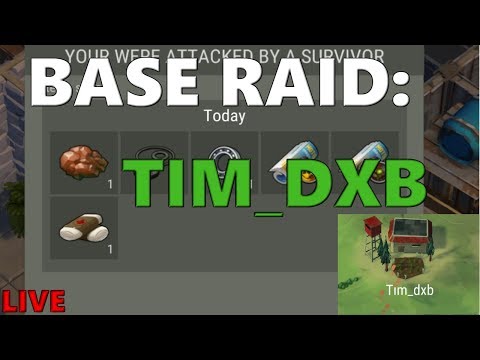 BASE RAID: TIM_DXB | Last Day On Earth LIVESTREAM