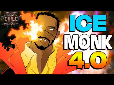 ICE MONK 4.0 BUILD | 182,000 Damage HOLLOW PALM Fastest Clear Speed | Path of Exile 2 0.3 Endgame
