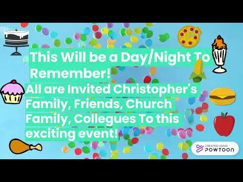 GEN102 Tech Forum: Christopher's Mansion House Party Invitation