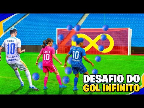 DESAFIO DO GOL INFINITO!!! *quem foi o grande campeão?!