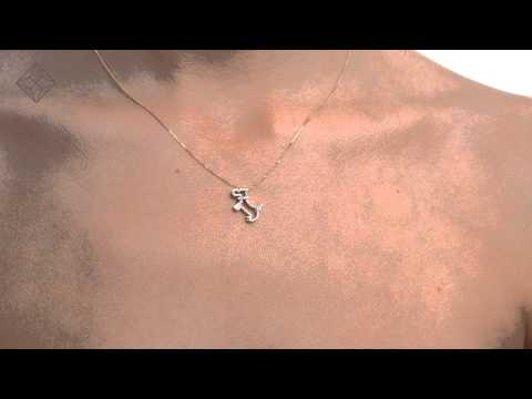 G4034 - Gorgeous 0.22ct Diamond and 9K Gold Pendant