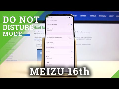 How to Activate Do Not Disturb Mode in Meizu 16TH – Enable DND Mode