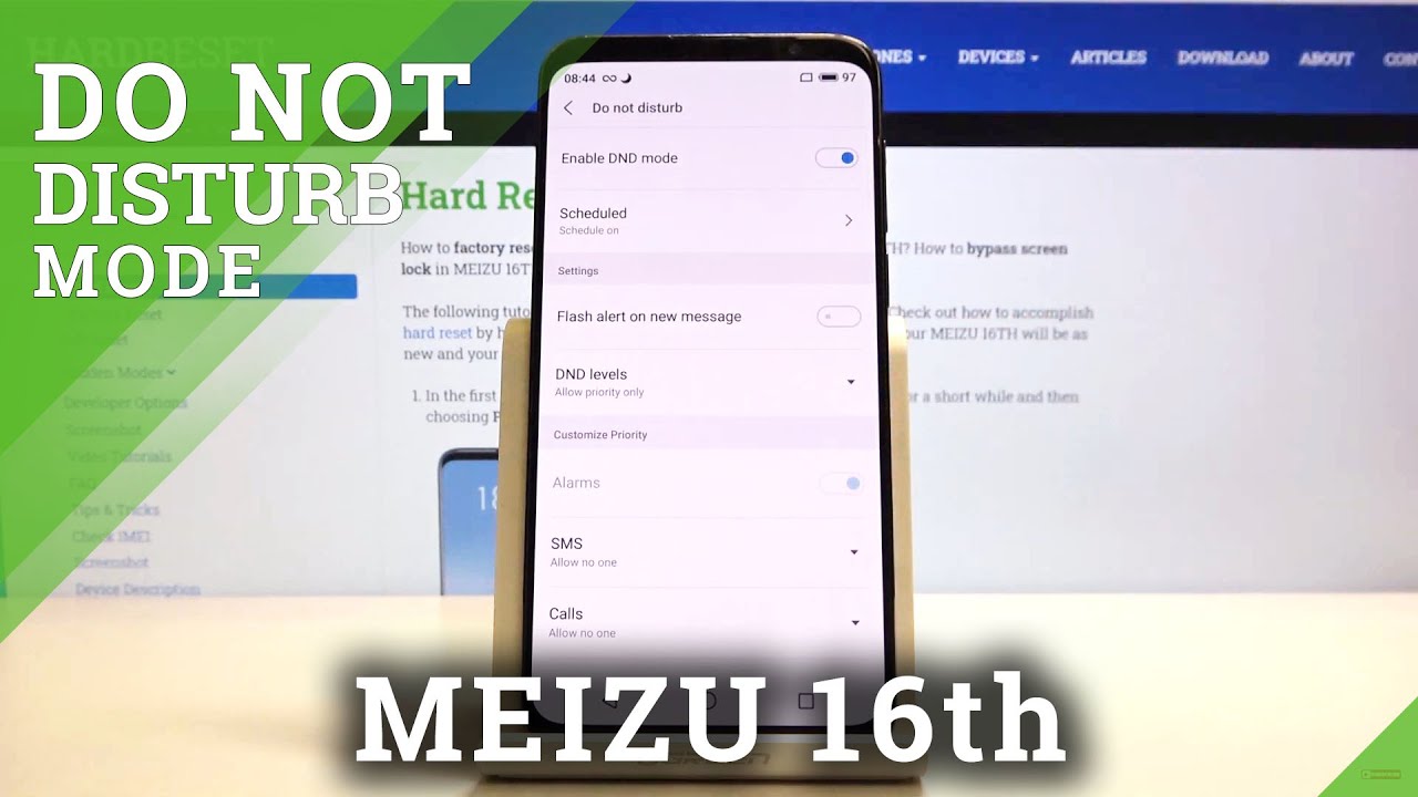 How to Activate Do Not Disturb Mode in Meizu 16TH – Enable DND Mode