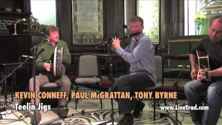 Kevin Conneff, Paul McGrattan, Tony Byrne - Traditional Irish Music from LiveTrad.com