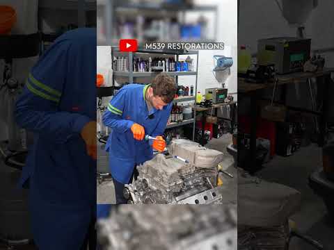 BMW M3 V8 Engine Build in 1 Minute #shorts