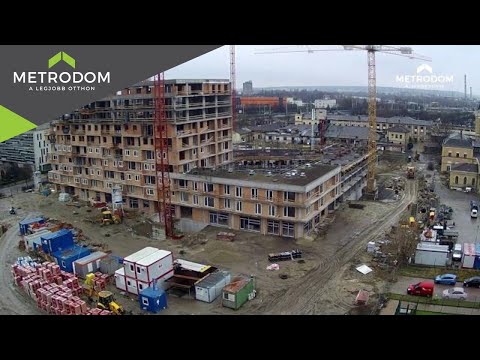 City Home lakópark HIJK épületek - timelapse videó - Metrodom Lakóparkok