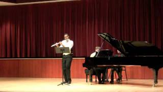 Sonata Latino, Mower - Mvt 2           James Miller, flute  Richard Auvil, piano