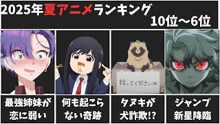 【2025夏アニメランキング】10位〜6位発表！タヌキが犬詐欺⁉最強姉妹が恋に弱すぎる件【ずんだもん・四国めたん】