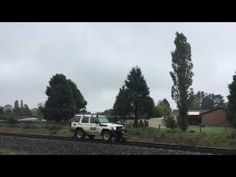 ARTC hi rail car at Moss Vale NSW