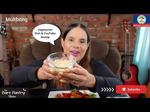 Mukbang: Succotash Rice & Hummus | YouTube Gossip
